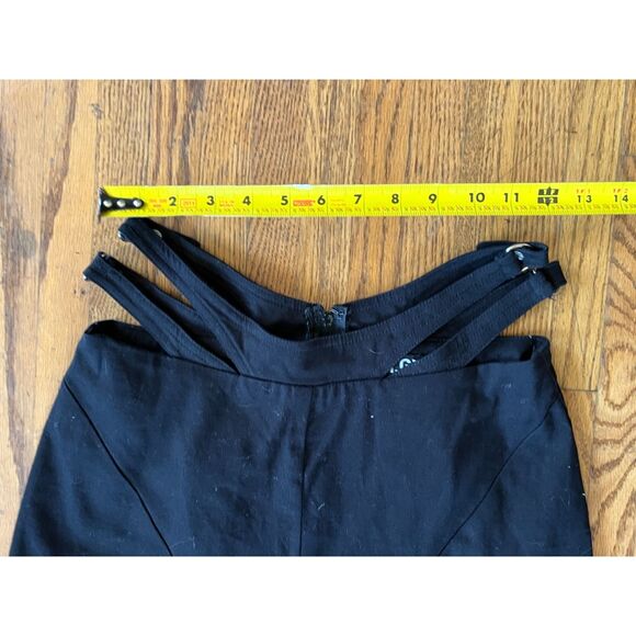 I.AM.GIA Black Whale Tail Denim Jogger Pants Trousers Women's Size Small - Picture 9 of 12